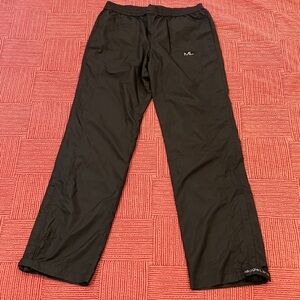 Small W28L30.5 Track Pants with ankle zips / Velcros and pockets